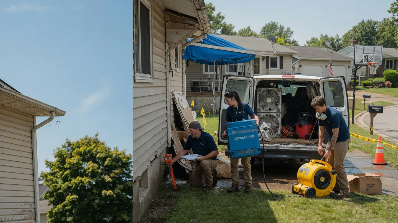 Ceiling Leak Cleanup in Bangor, PA near me