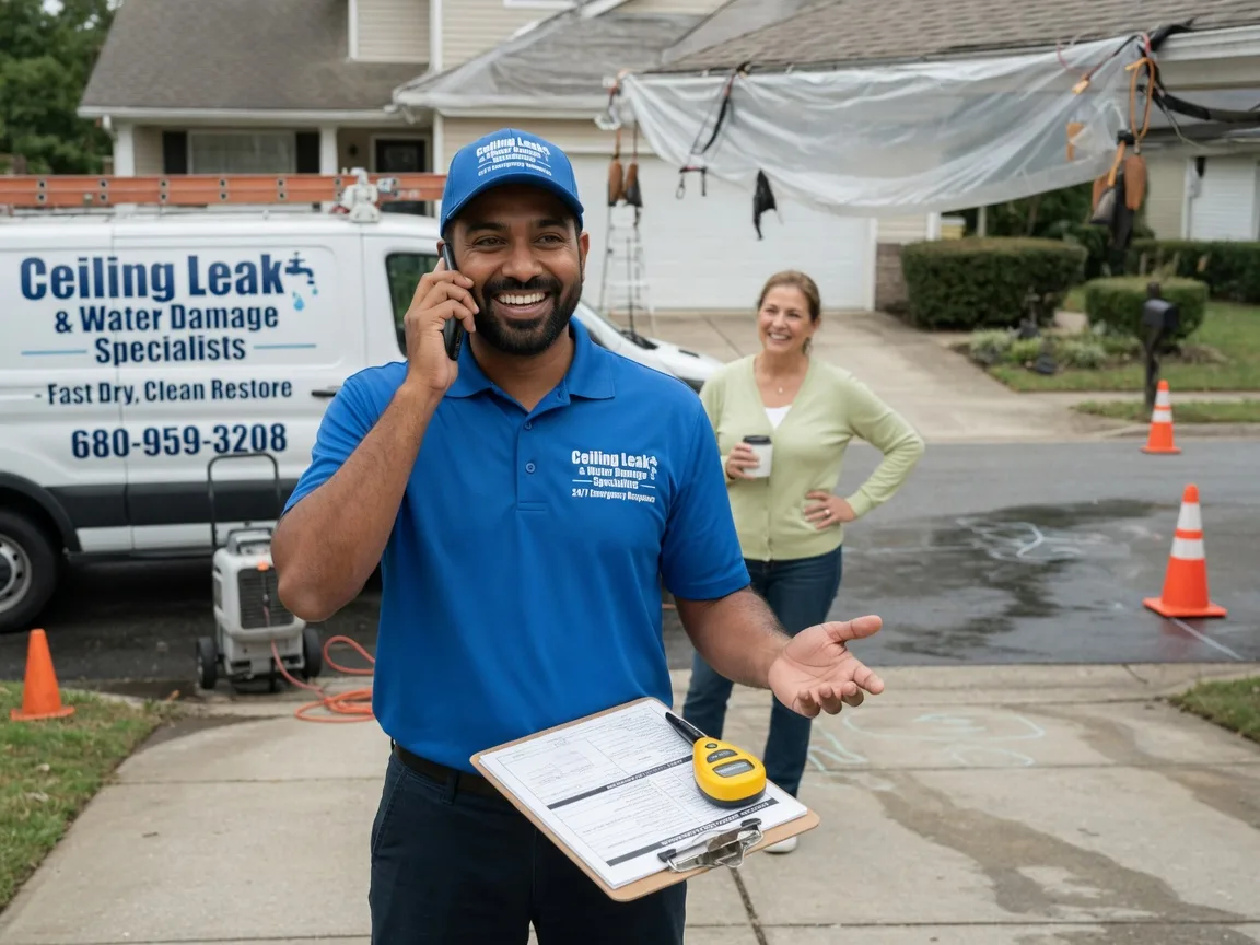 Ceiling Leak Cleanup Bangor, PA FAQs